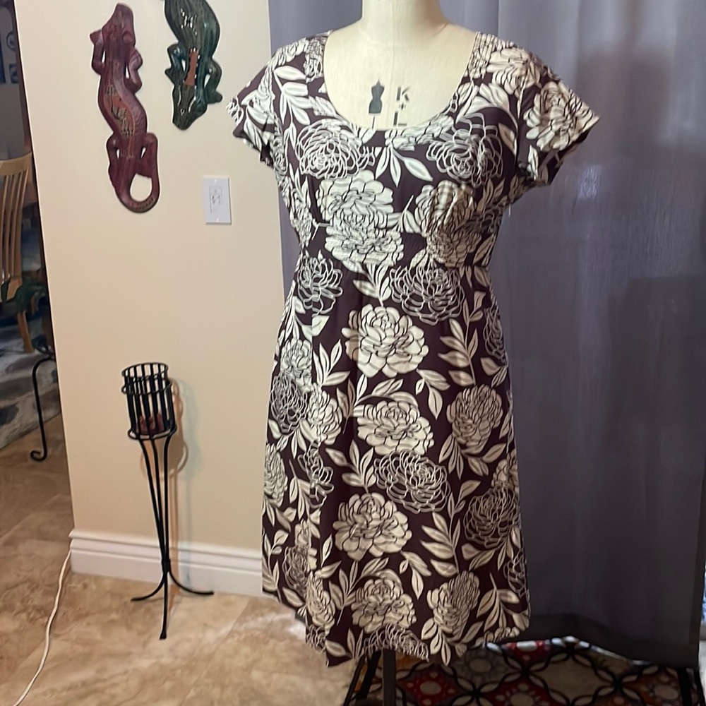 Empire Scoop Neck Dress